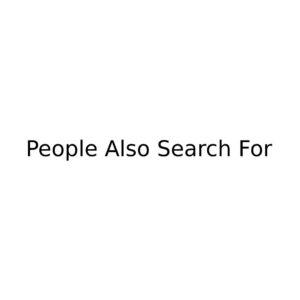 People Also Search For