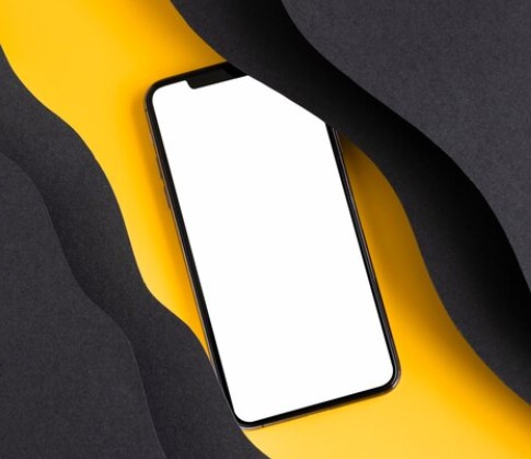 Yellow spot in mobile screen